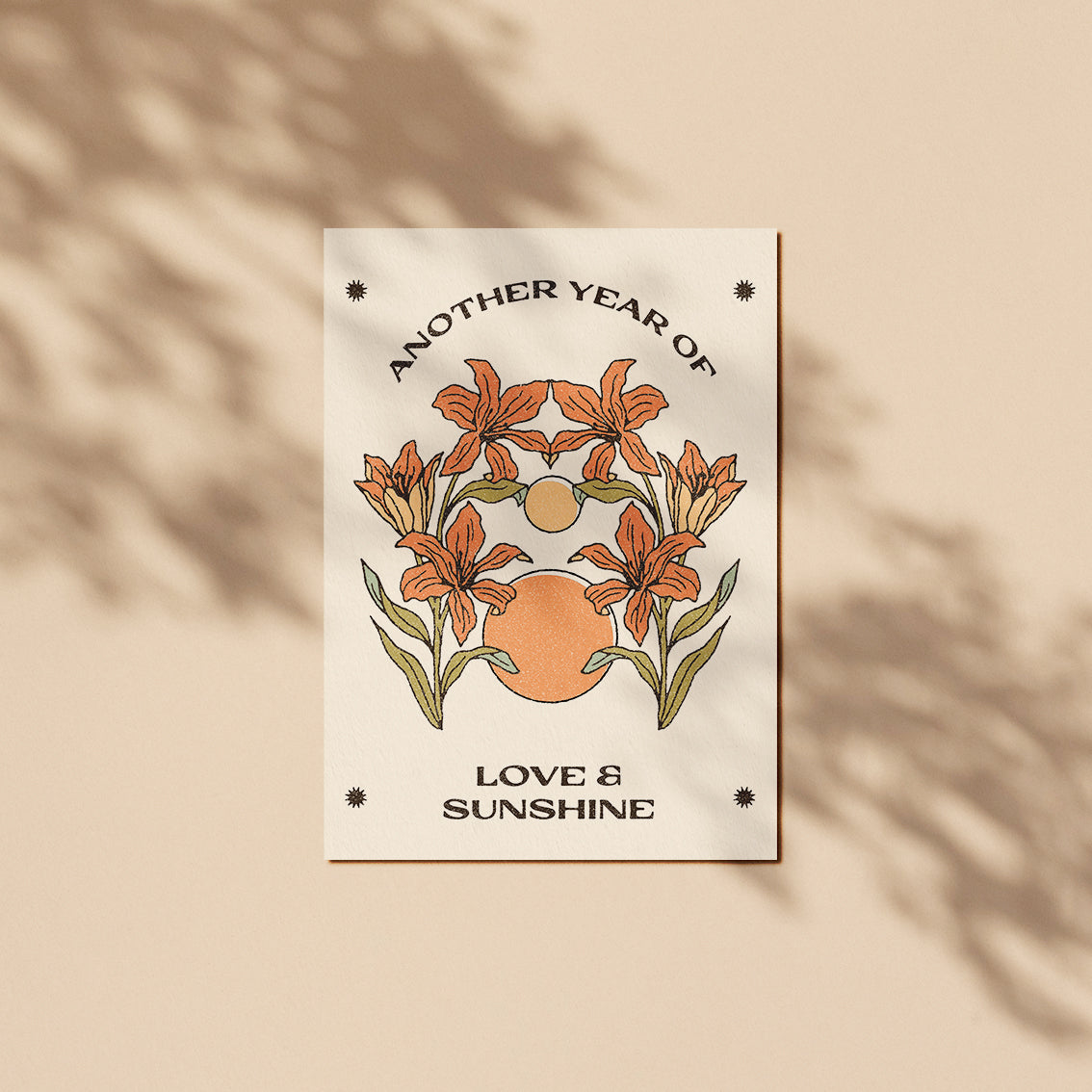 Another Year of Love & Sunshine Card