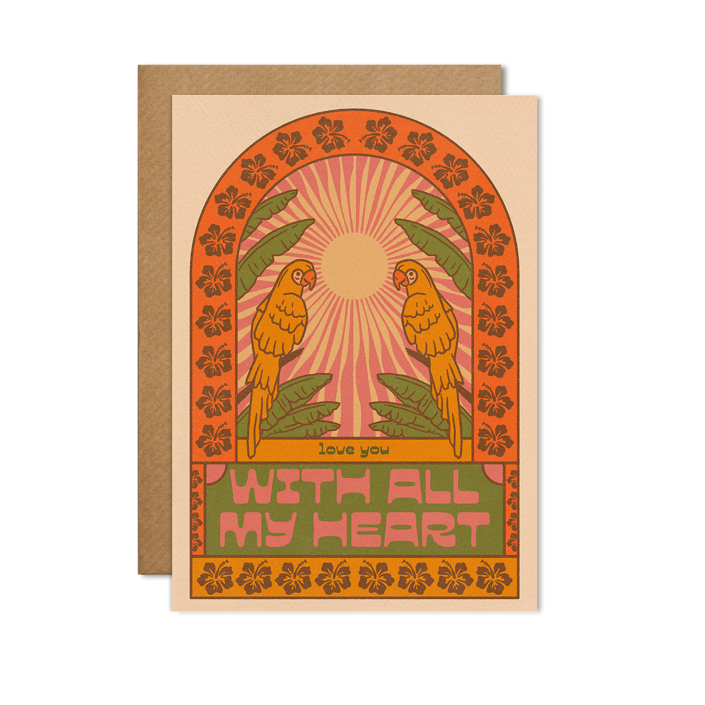 With All My Heart card