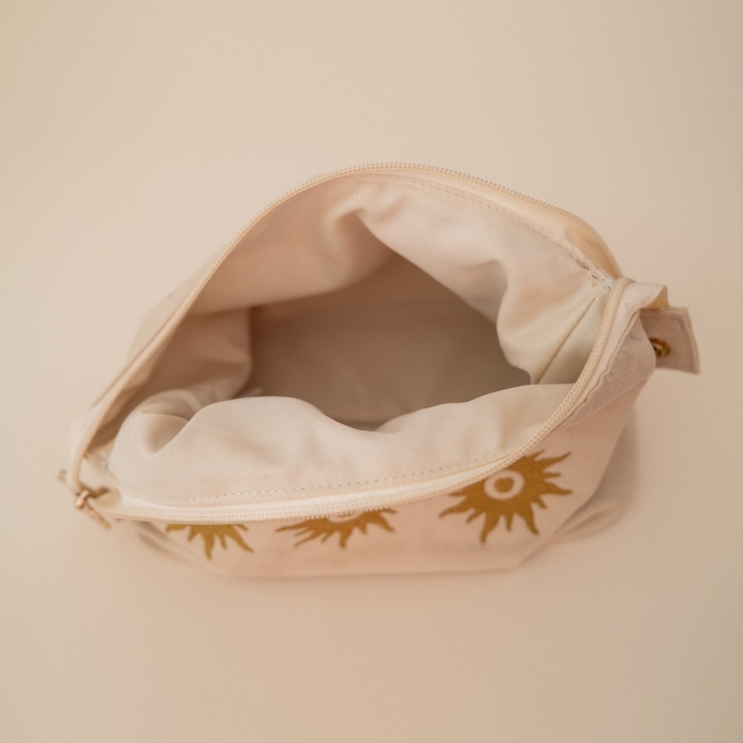 Cotton Washbag in Stone