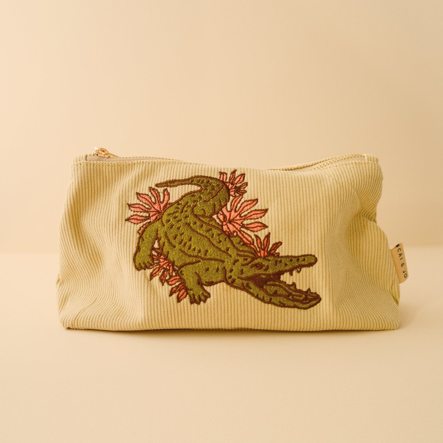 Medium Corduroy Pouch in Pale Sage