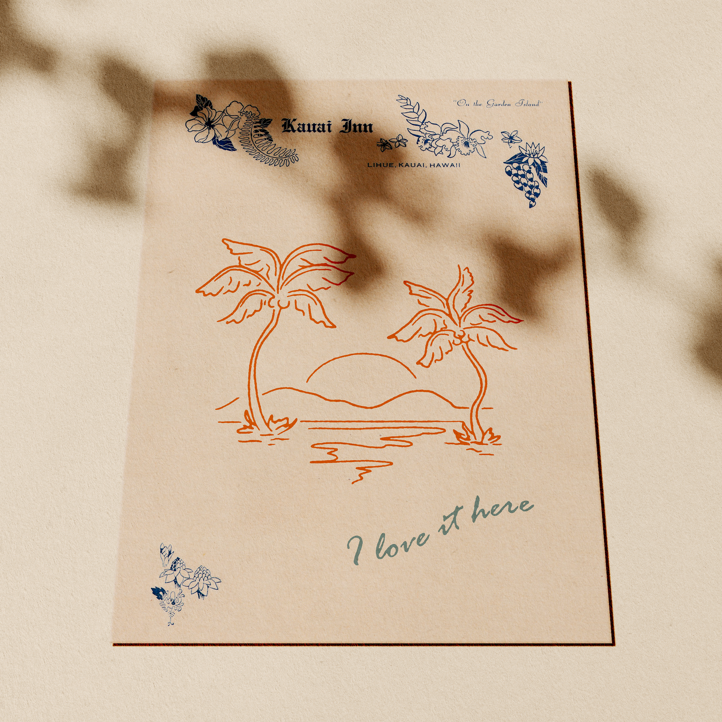 I love it here print
