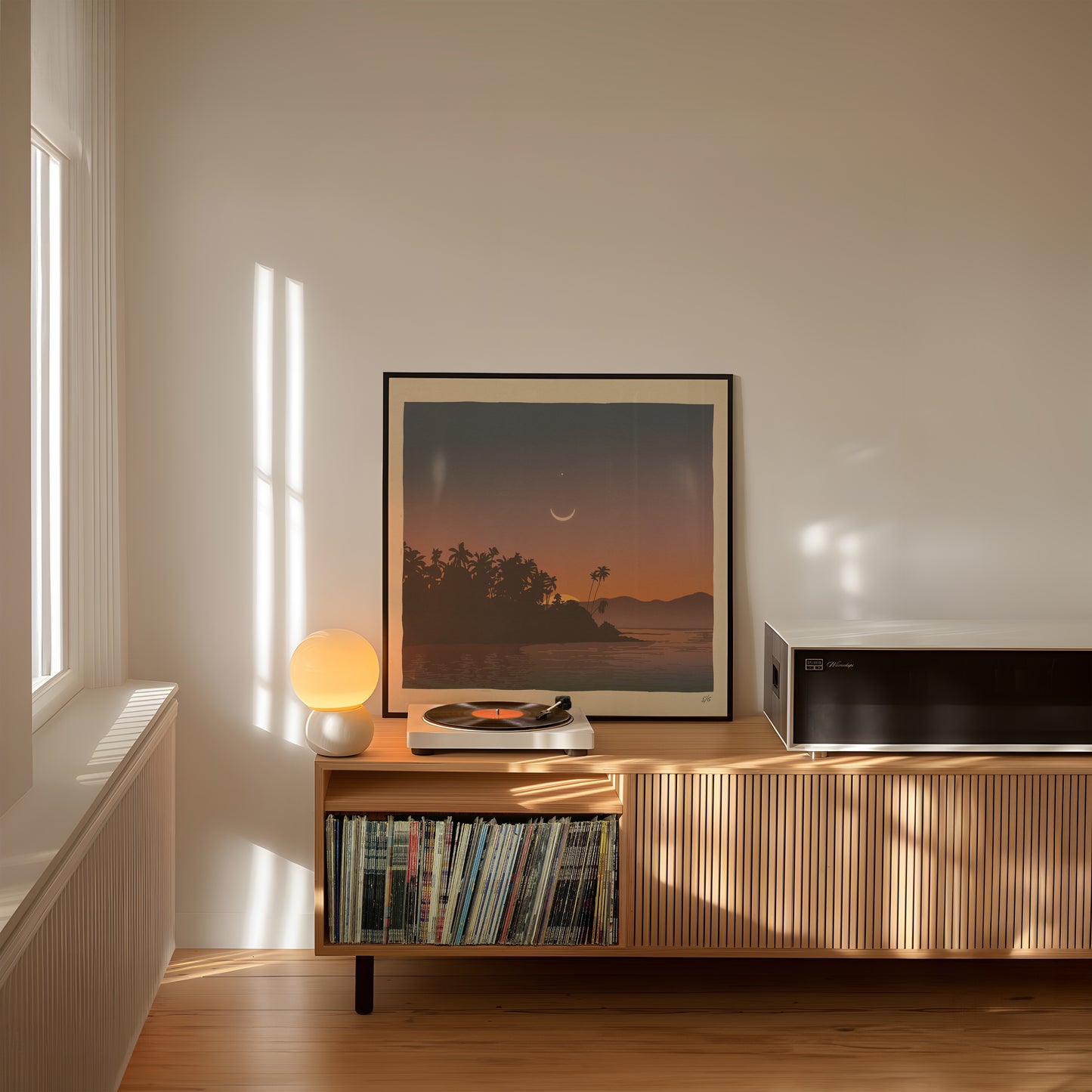 Sundown on the islands print