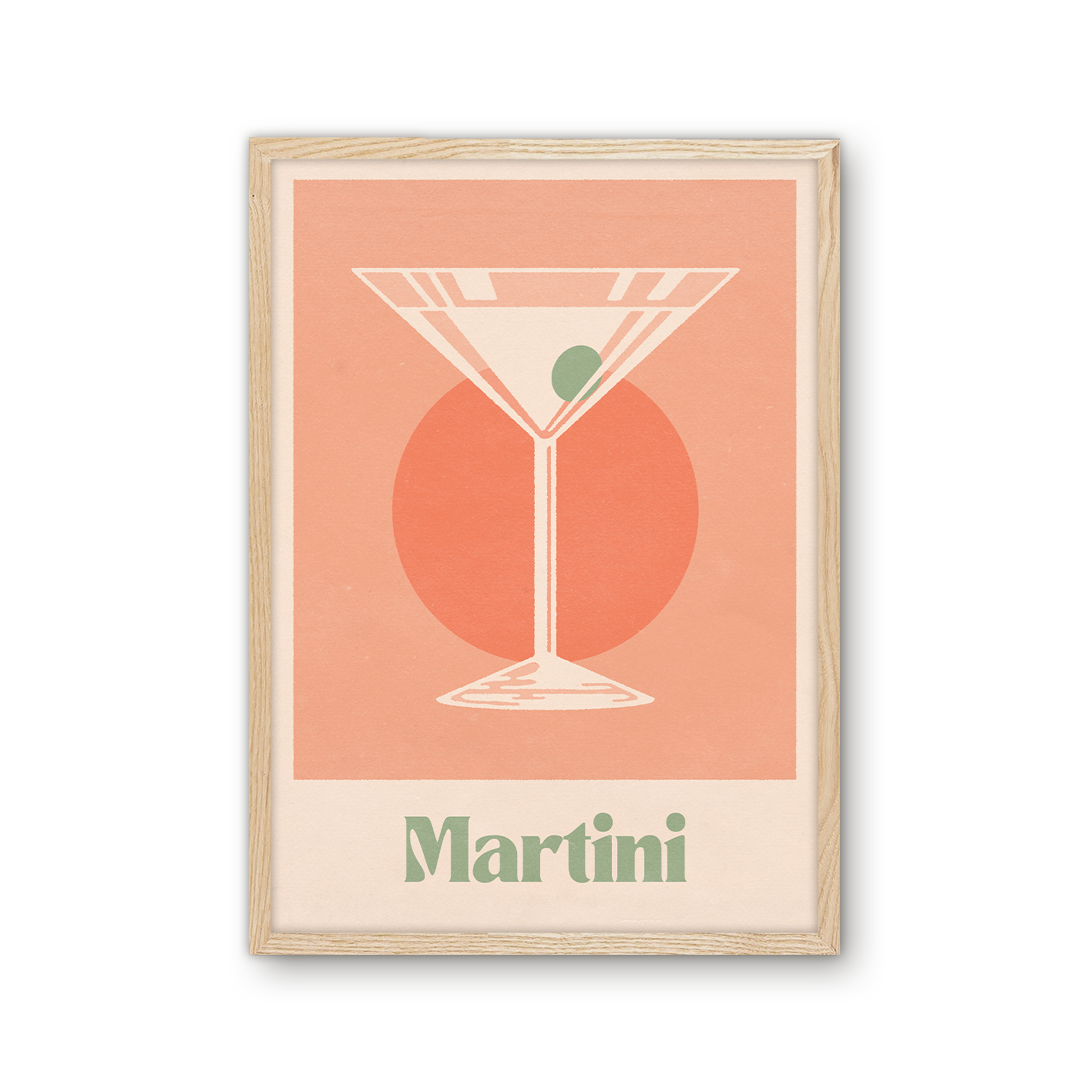 'Martini' Print