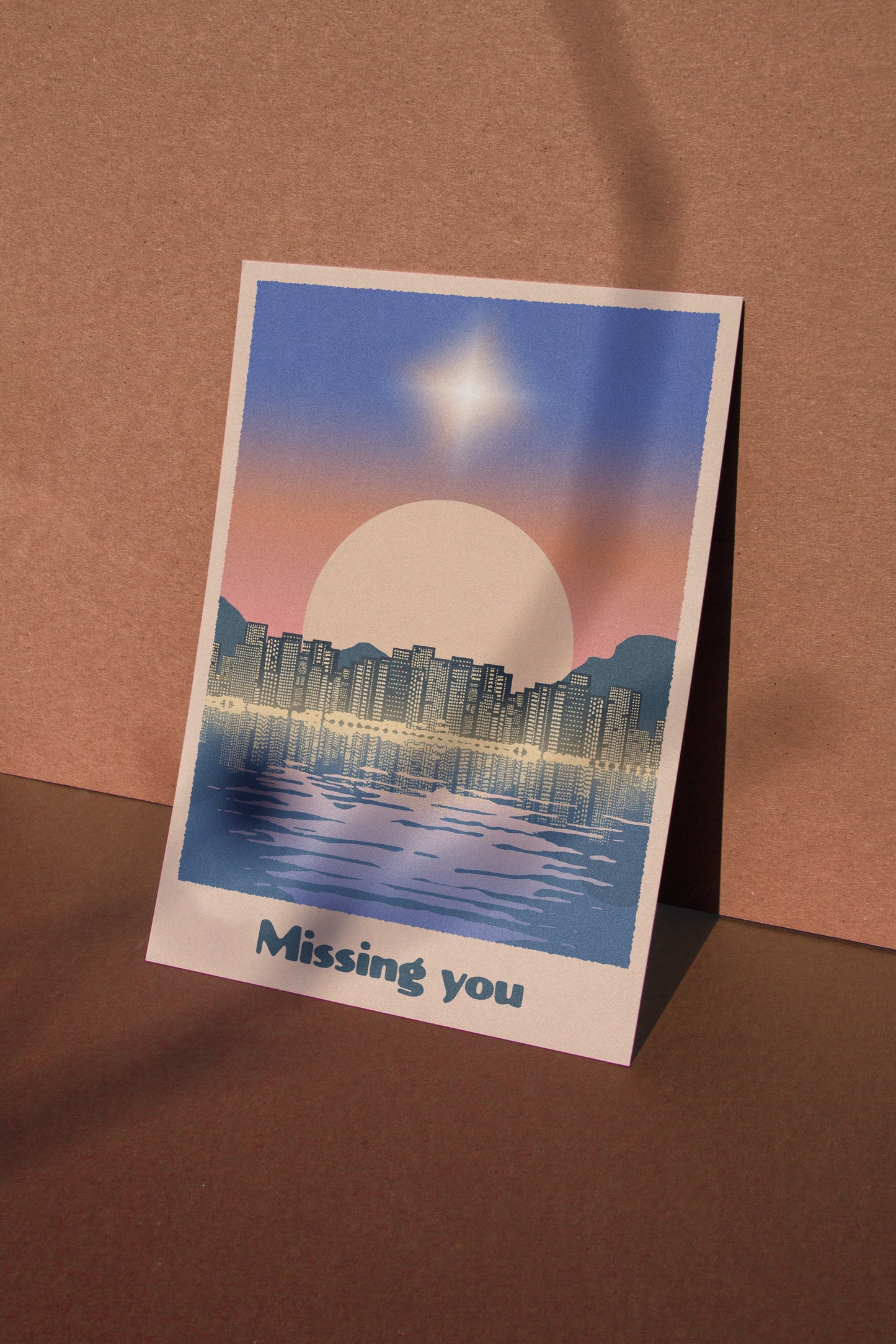 Missing you Card