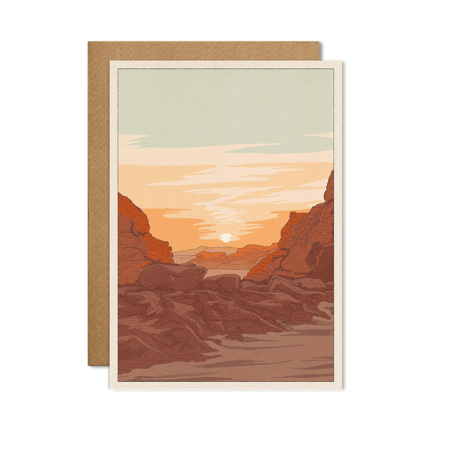 Aeolian Sunrise Card