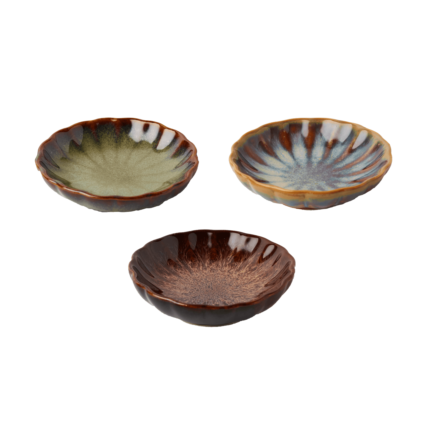 Ceramic Trinket Dish set of 3