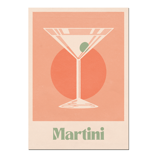 'Martini' Print