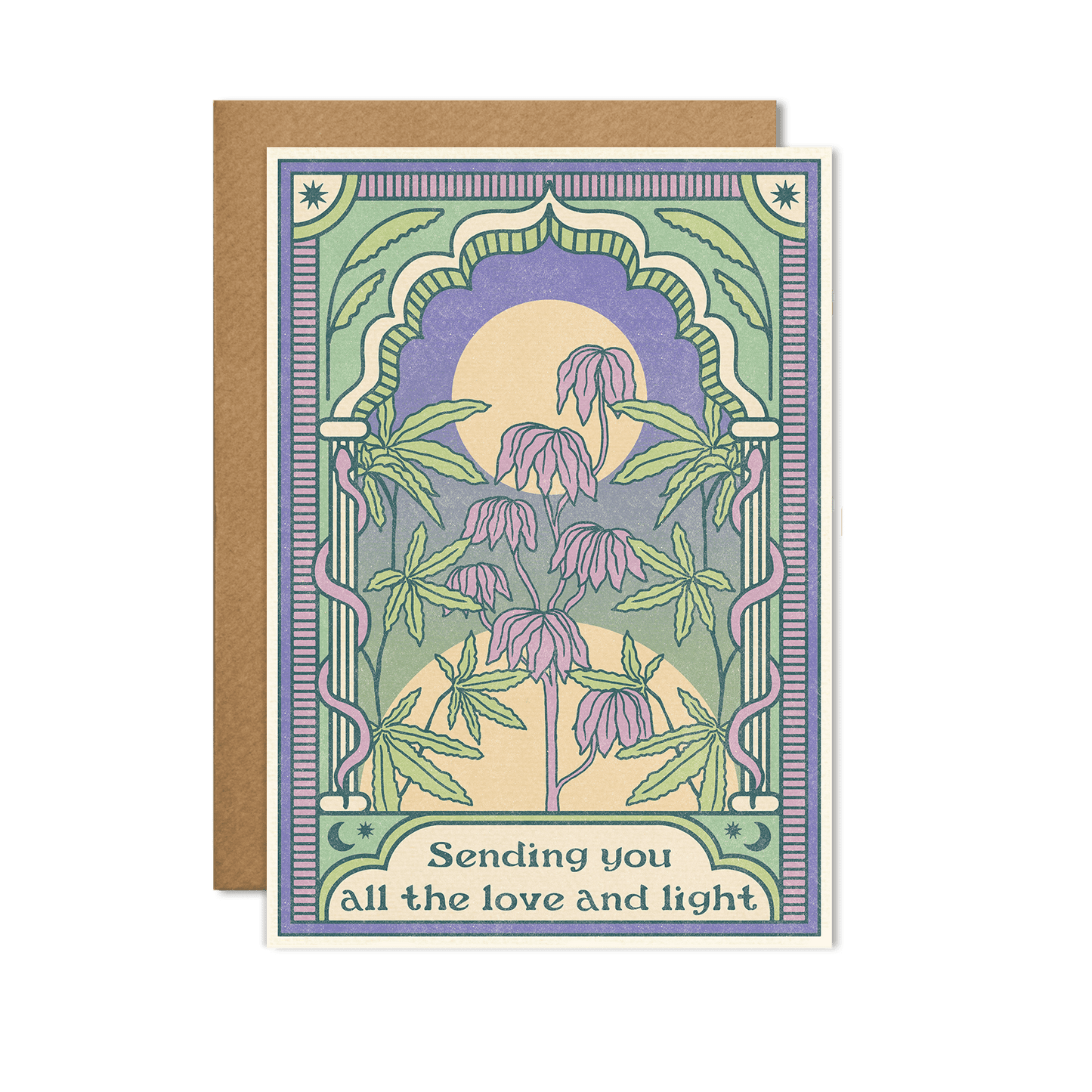 Sending you all the love and light card