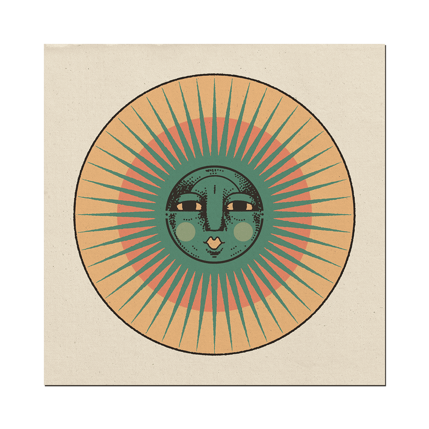 Sun Face I Print