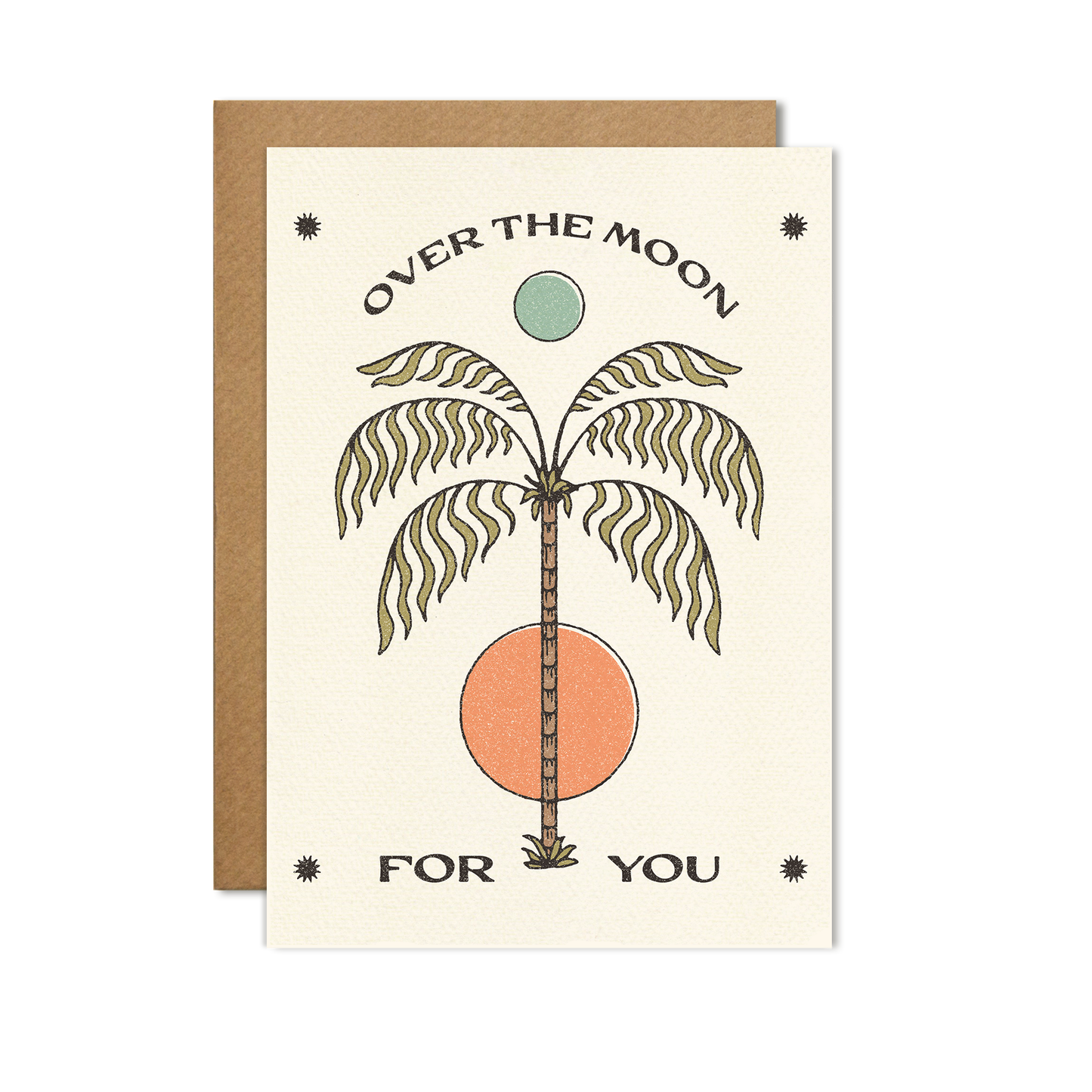 Over the Moon for You Card