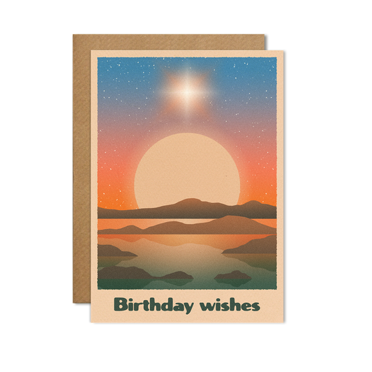 Birthday wishes card