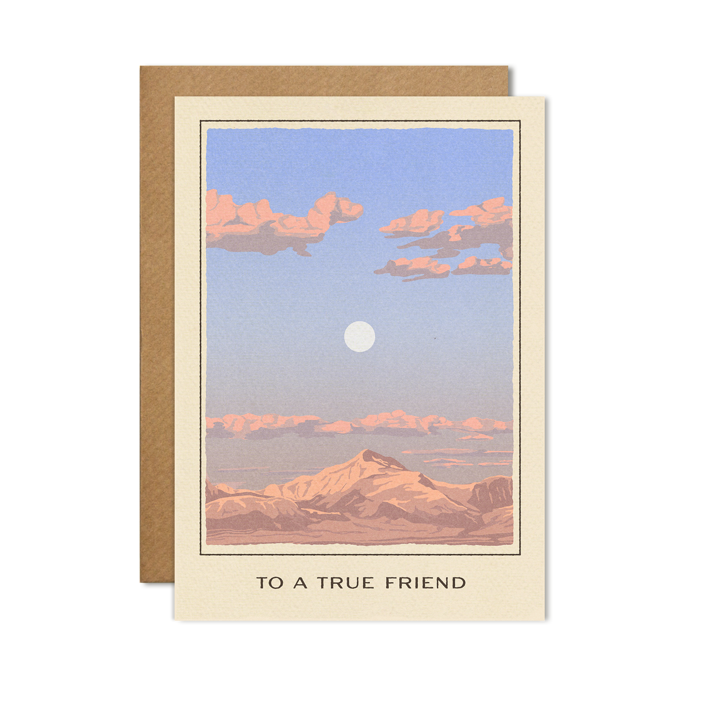To a true friend card