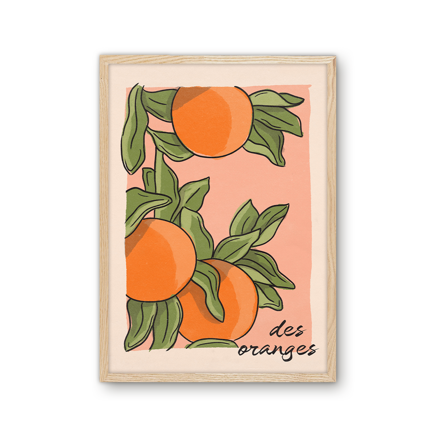 'Des Oranges' Framed Print