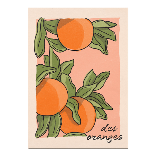 'Des Oranges' Print