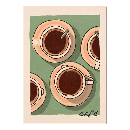 'Cafe' Print