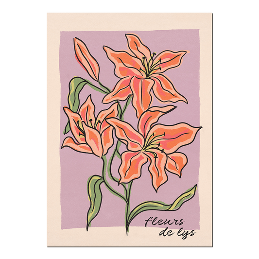 'Fleurs de Lys' Print