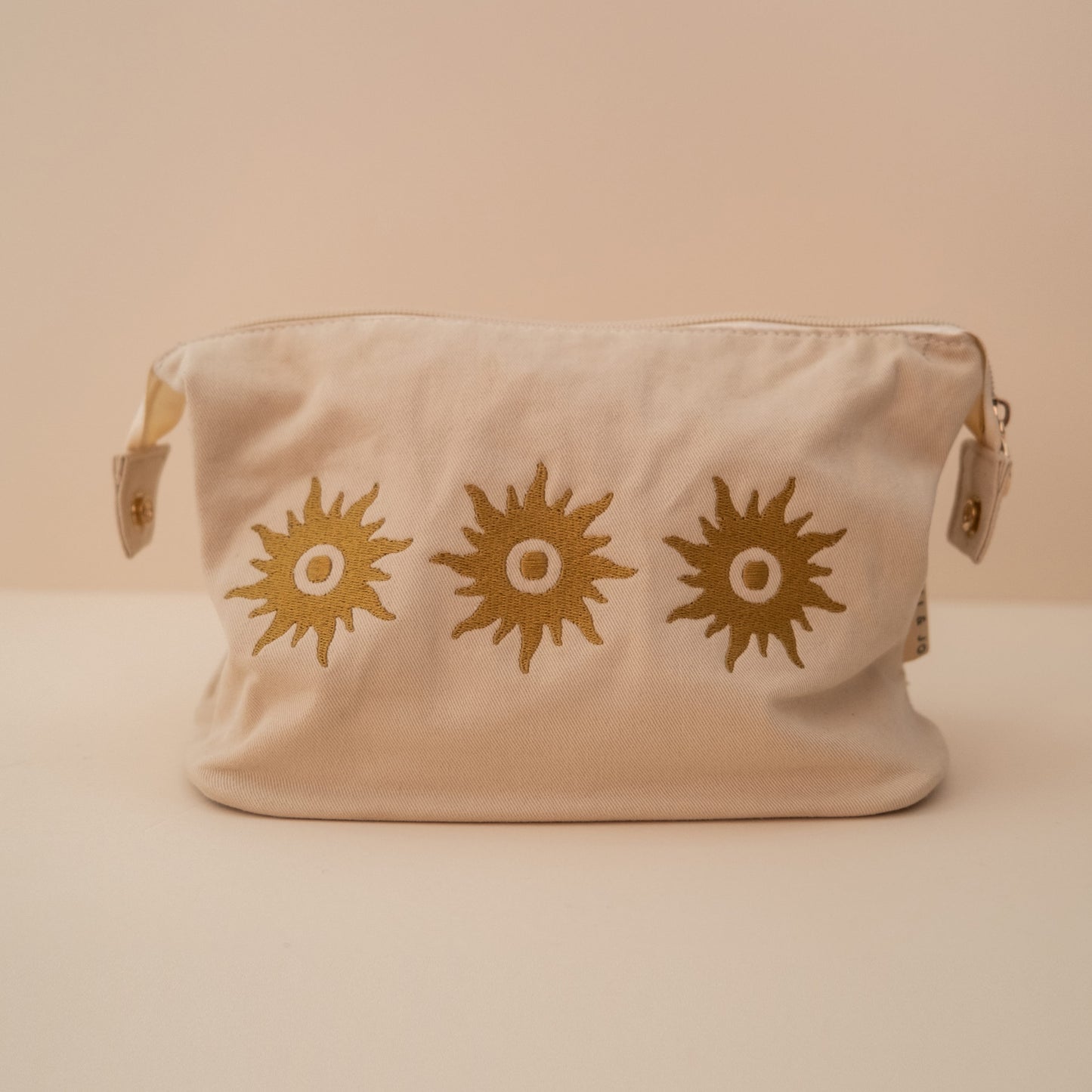 Cotton Washbag in Stone