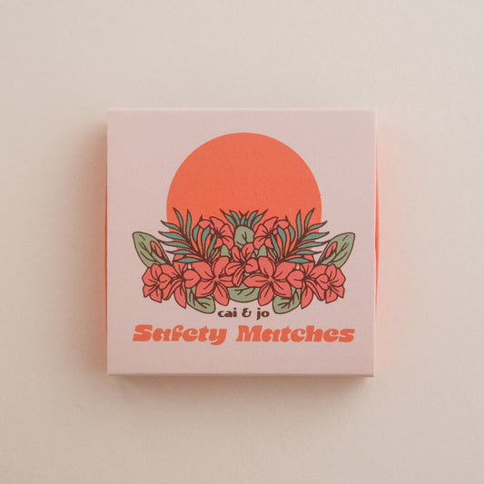 Small Matchbox in Tropical Floral