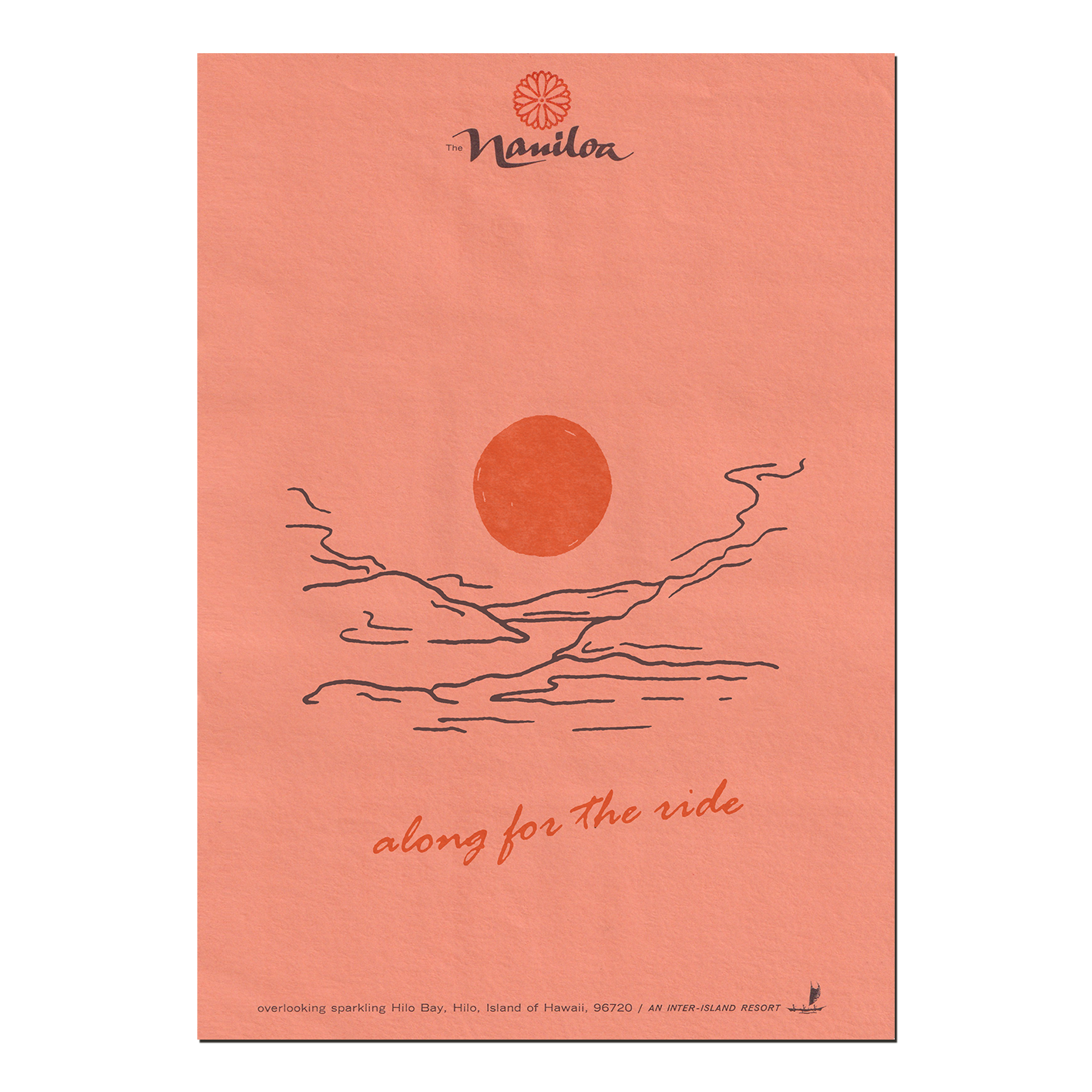 Along for the ride print