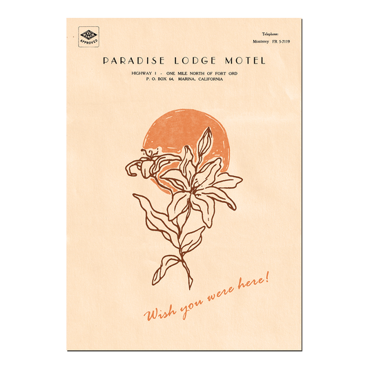 Wish you were here print