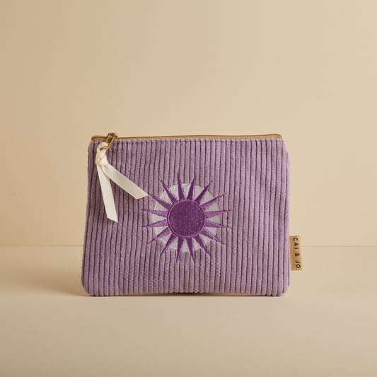 Corduroy Pouch in Lavender