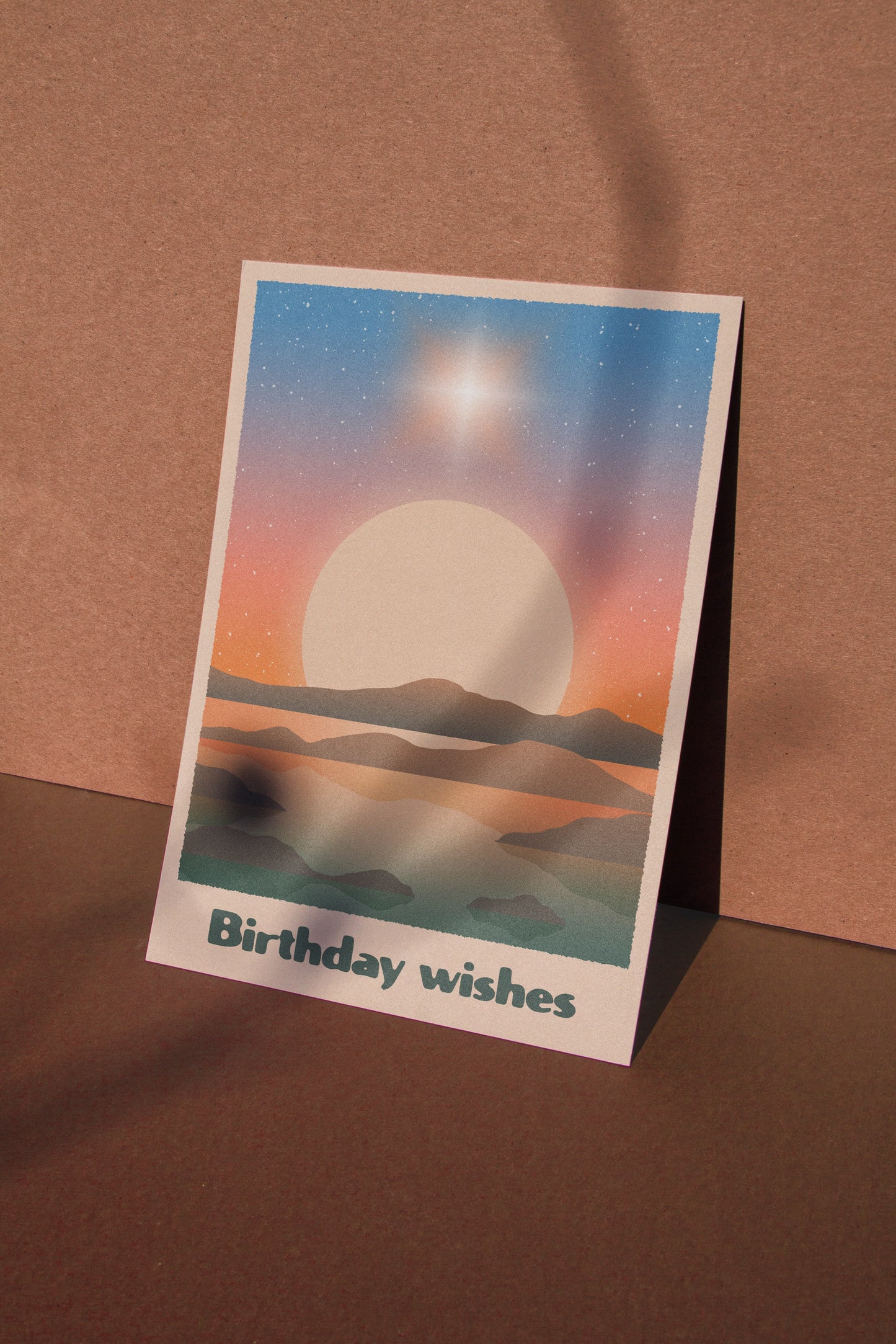 Birthday wishes card