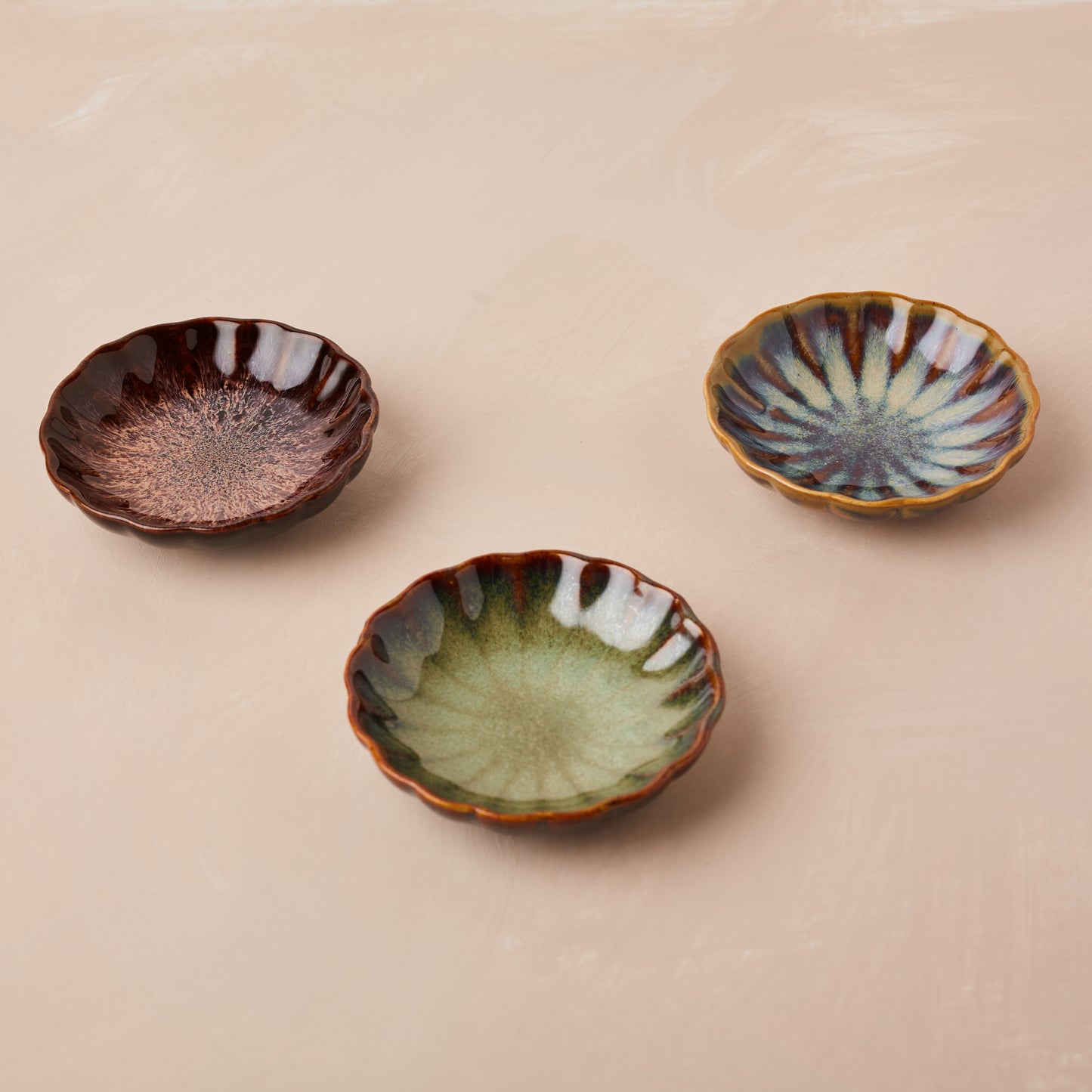 Ceramic Trinket Dish set of 3