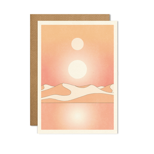 Dunes Print Card