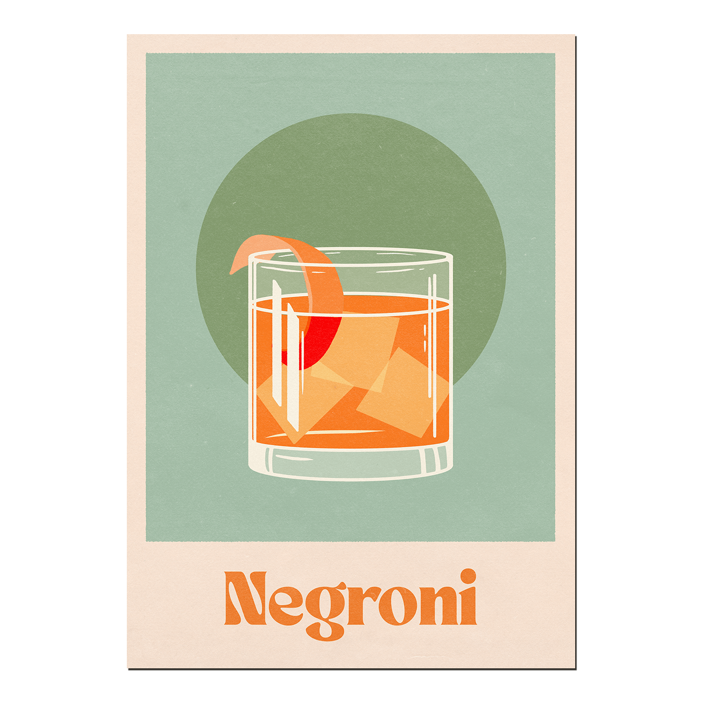 'Negroni' Print