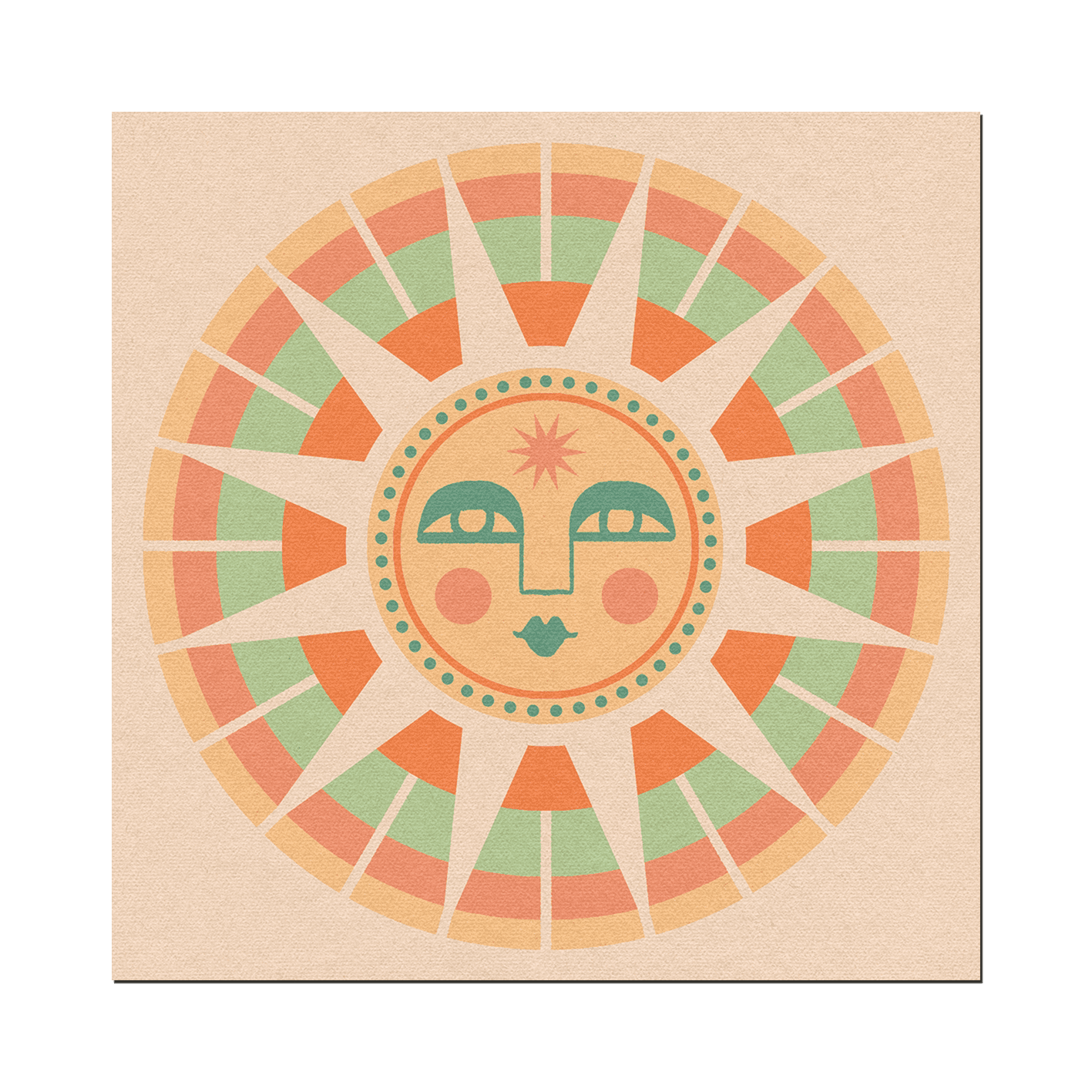 Sun Face III Print