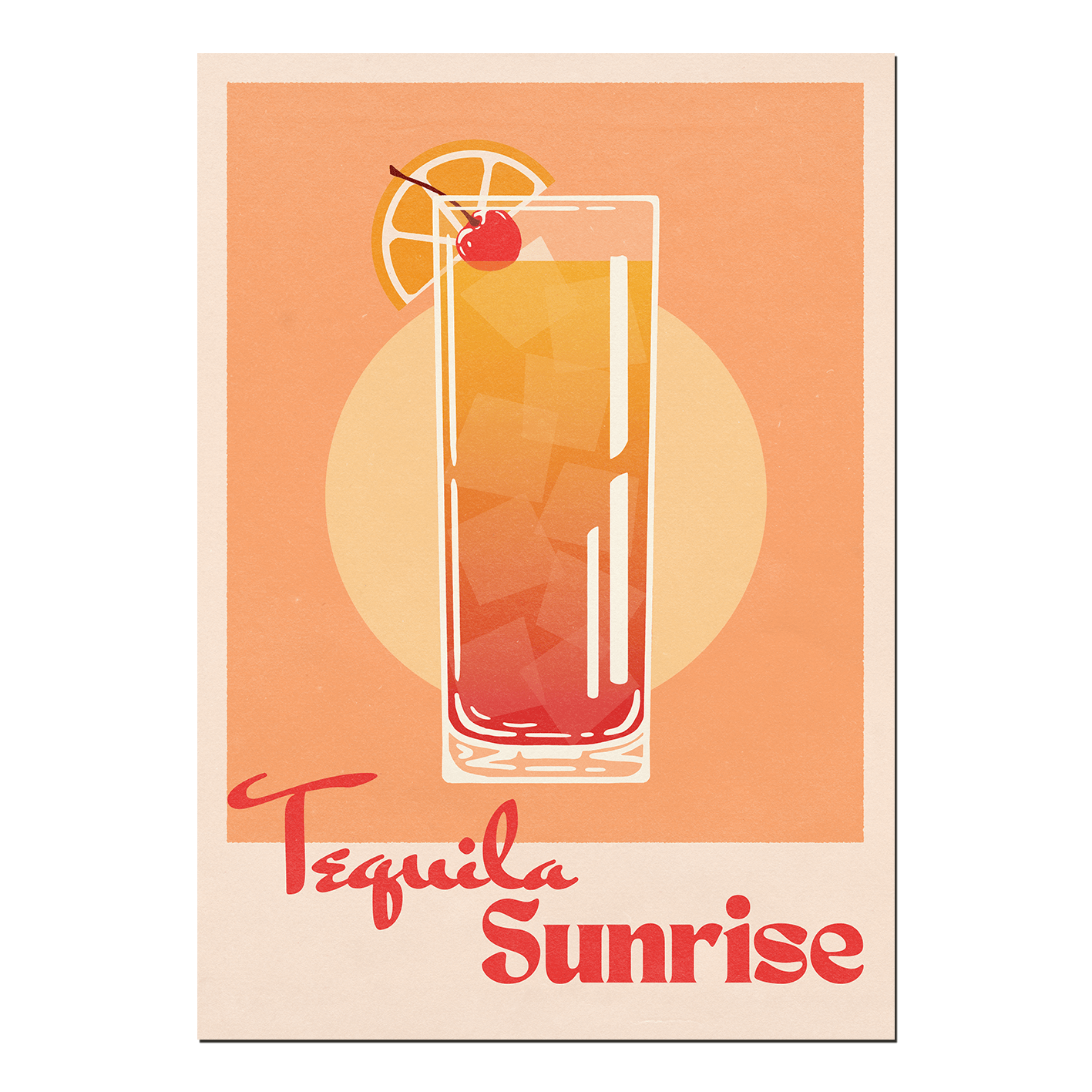 'Tequila Sunrise' Print