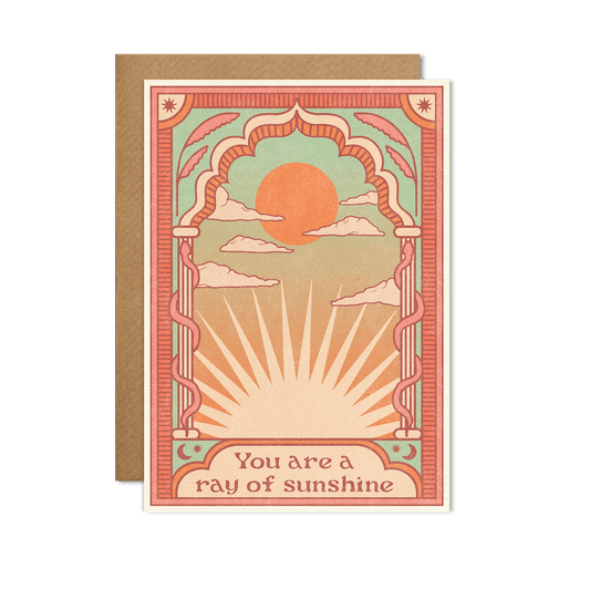 You are a ray of sunshine card