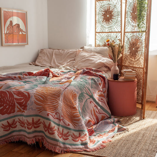 The Areca Woven Blanket - cai & jo
